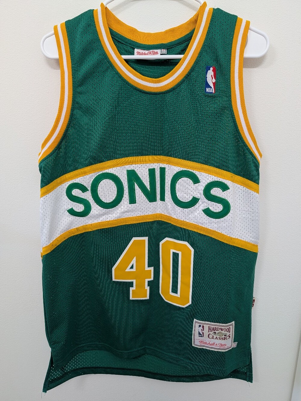 Mitchell & Ness Sonics Kemp Jersey
